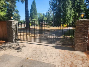 Dual Swing Automatic Driveway Gate Custom Design